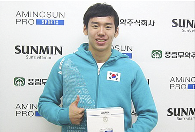 지적장애인 수영선수 조원상 공식후원